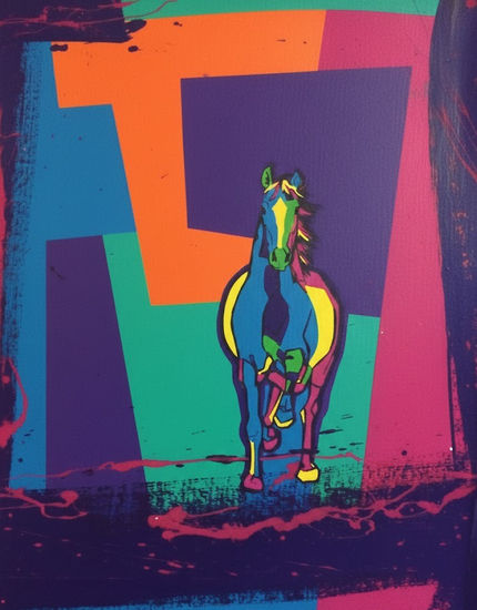 Historieta Plástica 1990.HORSE 