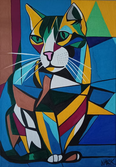 Harmony In Chaos Acrylic Canvas Animals