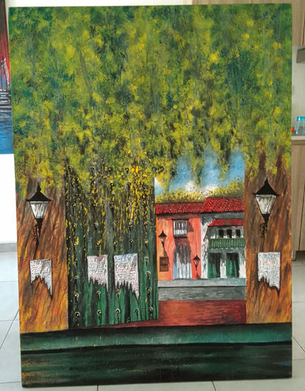 SOLD Acrylic Canvas Landscaping