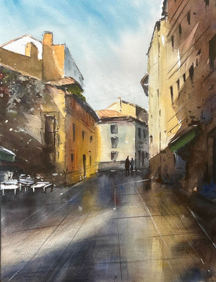 cimadevilla gijon Acuarela Papel Otros