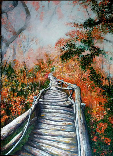 Pasarela Oil Canvas Landscaping