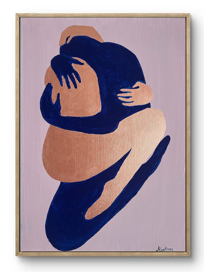 Golden penetration Óleo Lienzo Figura