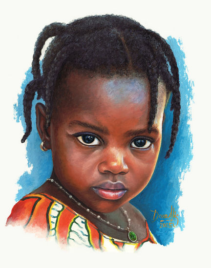 Colores de la Inocencia 15 Pastel Papel Retrato