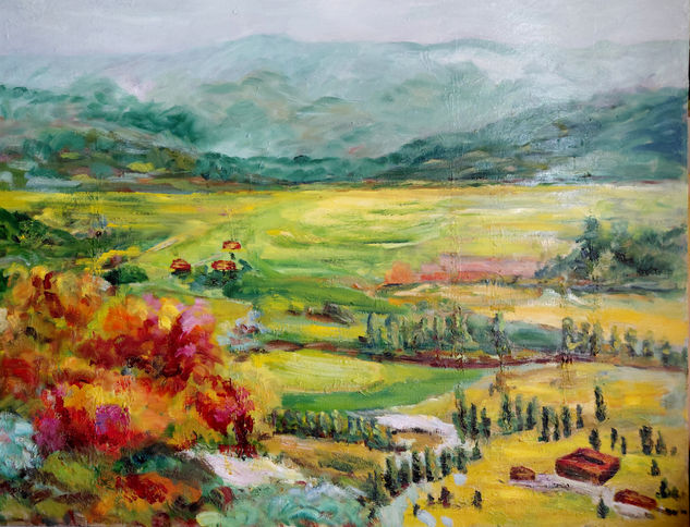 Paisatge Óleo Tela Paisaje