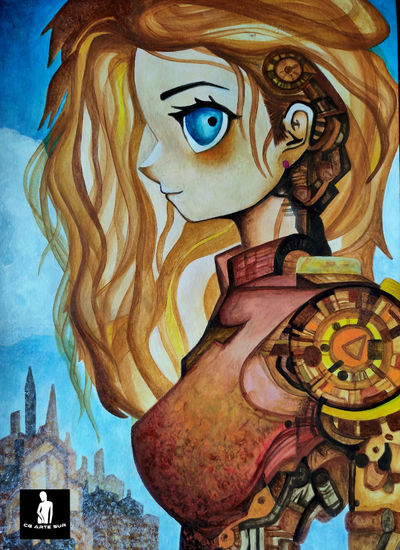 Linserax Parte 11 Acrylic Paper Figure Painting