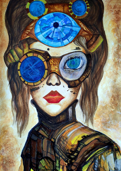 Linserax Parte 12 Acrylic Paper Figure Painting