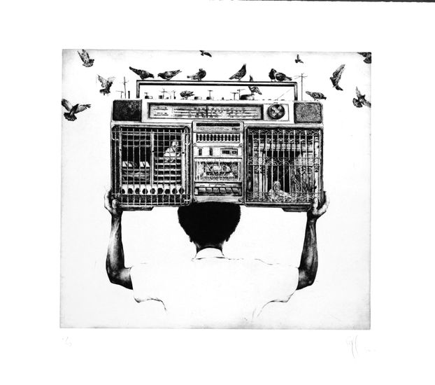 ¨STEREO¨ Aguafuerte