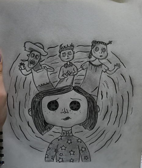 Coraline y los niños del más alla Pencil