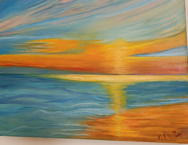 LA MANGA Oil Canvas Marine Painting