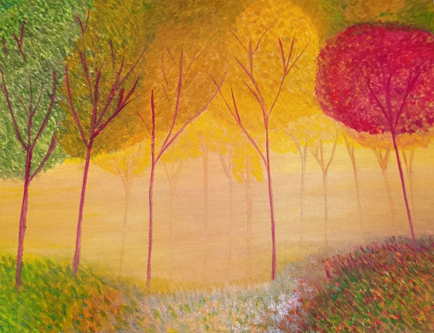 CALIDEZ DE OTOÑO Oil Canvas Landscaping