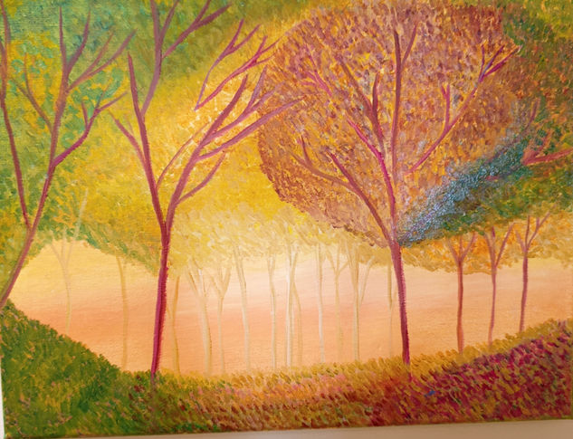 Otro día de otoño Oil Canvas Landscaping