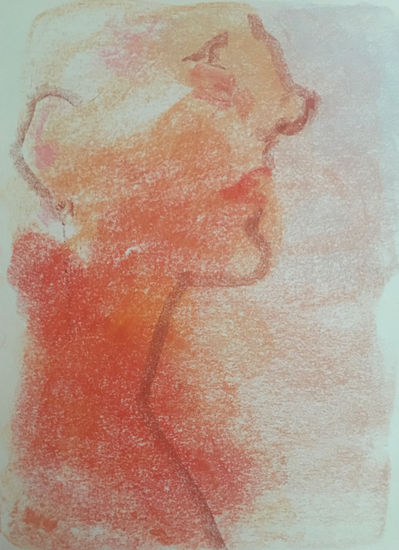 Perfil Pastel Paper Portrait