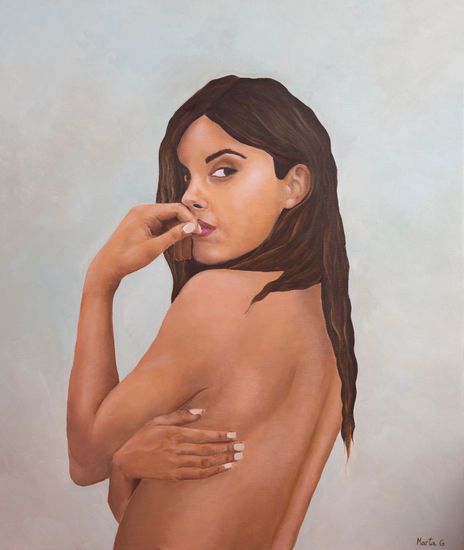 Fragilidad en vigilia Oil Canvas Nude Paintings
