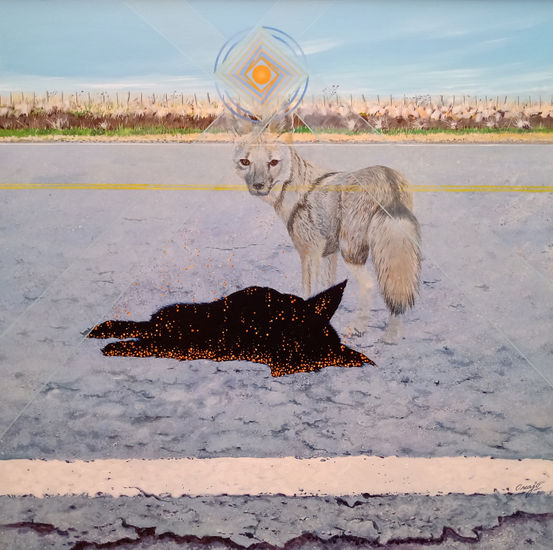 Feliz viaje amigo Acrílico Tabla Animales