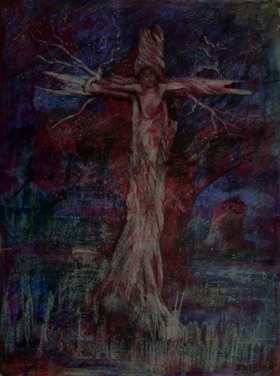 Naturaleza Sagrada Cera Papel Paisaje