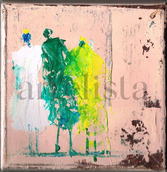 Firenze Acrílico Tela Figura