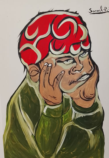 El Niño Acrílico Lienzo Retrato