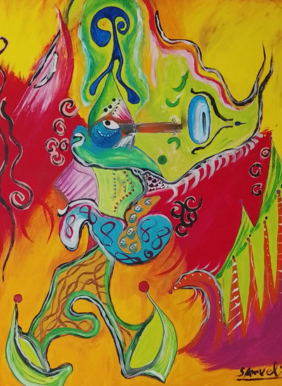 Mujer cisne Moderna Acrílico Lienzo Figura