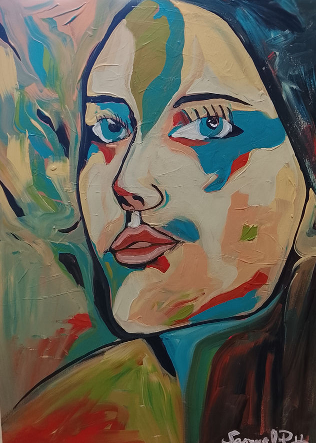 El retrato moderno de mujer