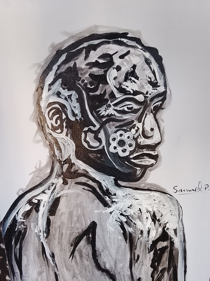 Retrato Acrylic Canvas Portrait