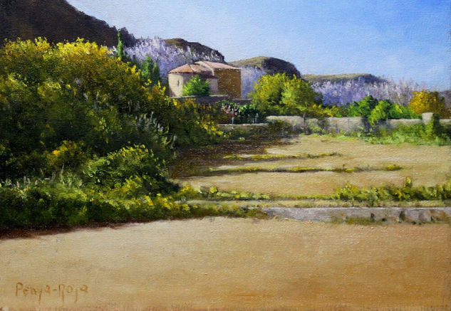 Ermita de San Nicolás en Azuara Oil Canvas Landscaping