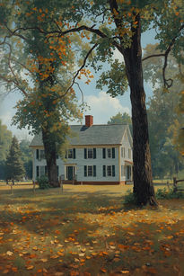 Casa Campestre Otoñal