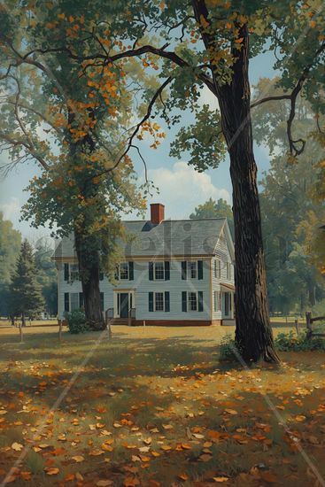 Casa Campestre Otoñal 