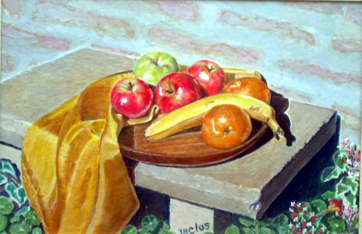 naturaleza muerta(frutas) Oil Canvas Others