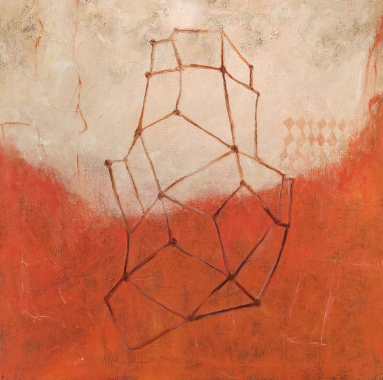 Silencio entre nodos Oil Canvas Others