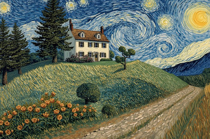 Casa bajo un cielo...