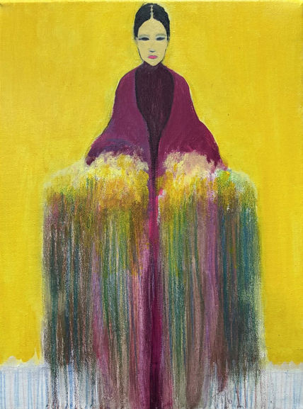Woman in Flowers