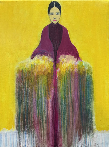 Woman in Flowers