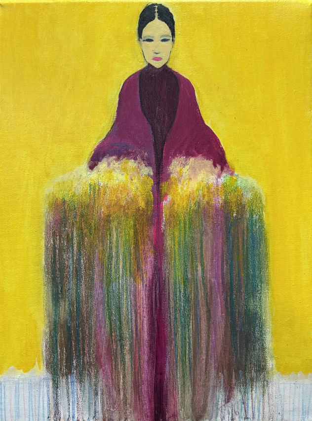 Woman in Flowers