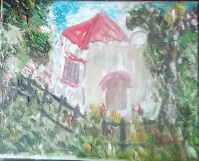 Templo bucólico Oil Canvas Others