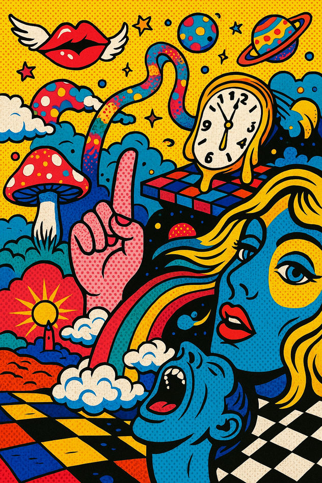 Tiempo Líquido en un Sueño Pop