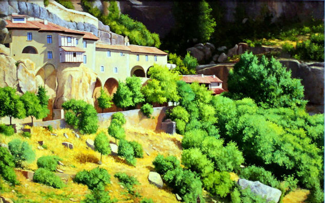 Santuario de la Balma, Sorita Óleo Lienzo Paisaje