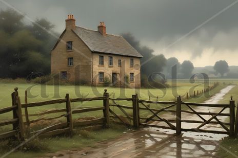 Sendero Rural Lluvioso