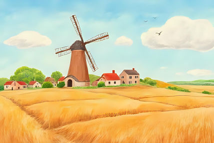 Molino de campo de...
