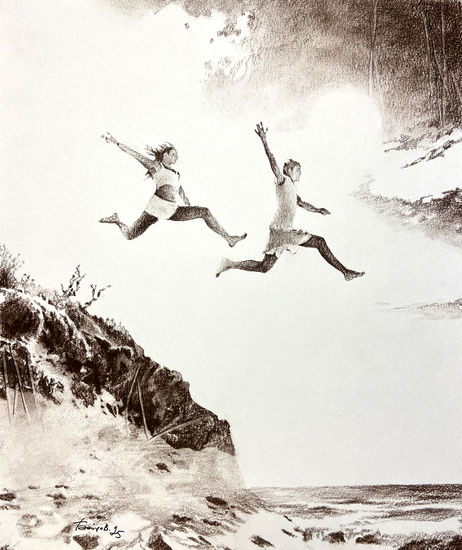 Before the Earth Remembers Us Charcoal