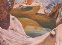 Charca en el barranco