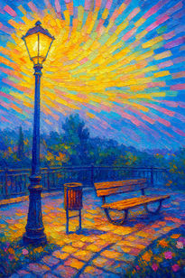 Farola en el rio Tajo