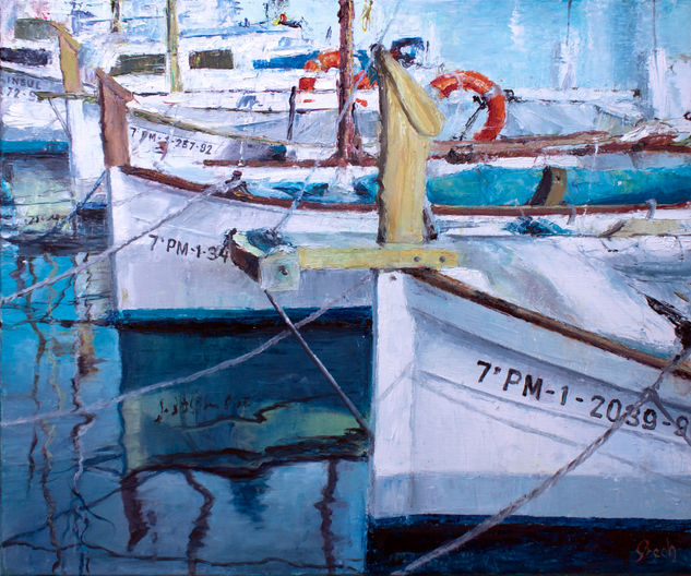 Llauts 2025 Óleo Lienzo Marina