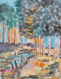 Paisaje junto al río