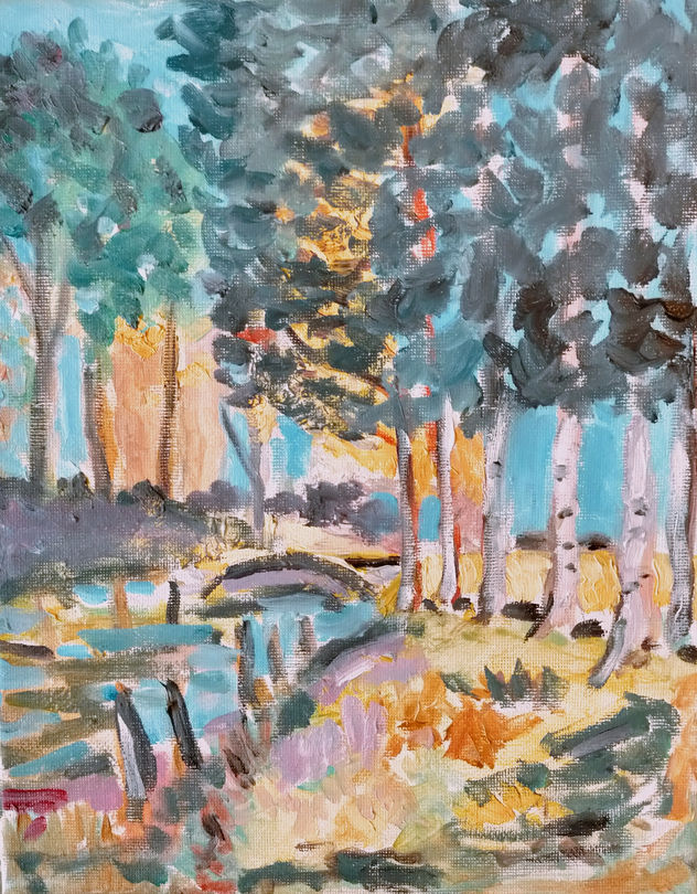 Paisaje junto al río