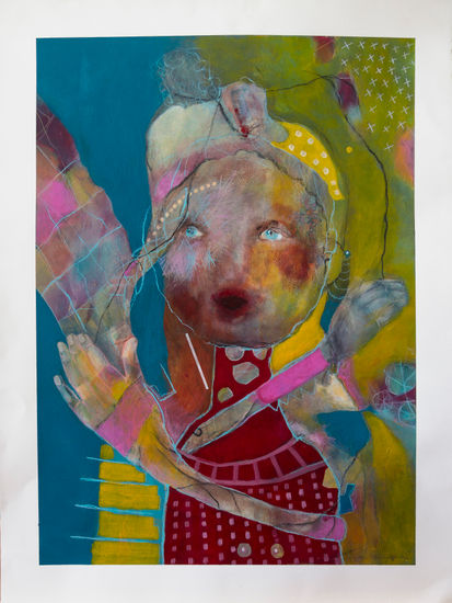 Florence Monange - Sans-Titre 6 Watercolour Paper Figure Painting