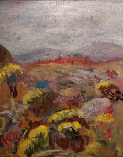 Obra inspirada en pintura de Renoir Acrylic Canvas Landscaping