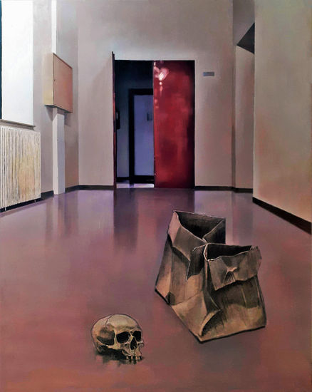Vanitas del pasillo y el umbral Óleo Tabla Otros
