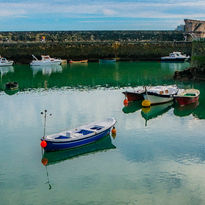 Barcas en Hondarribia
