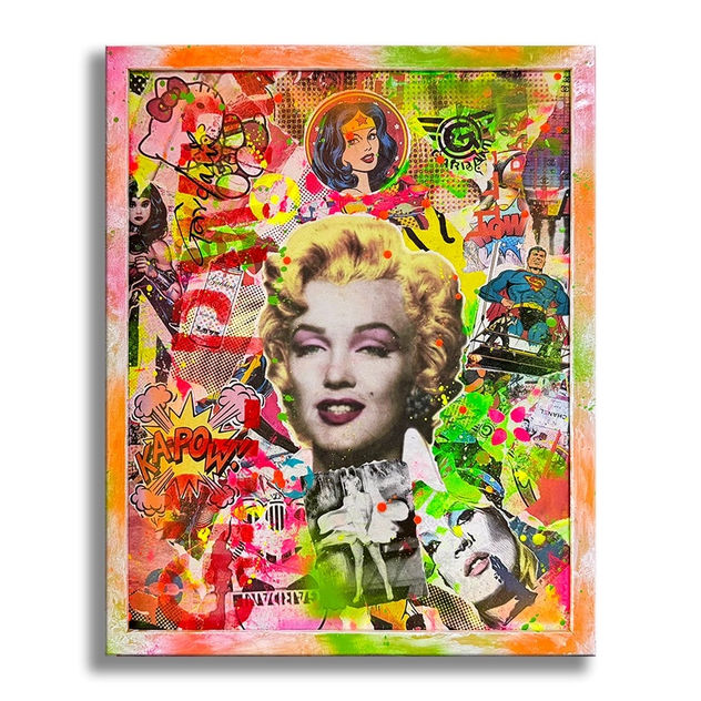 Marilyn Nociturne - Original painting on canvas