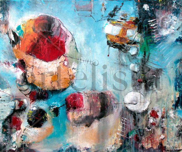 Clown Oil Canvas Others